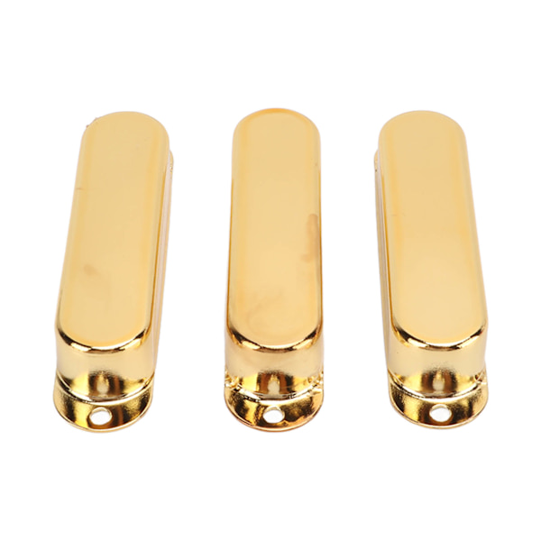 3 st Elgitarr Single Coil Pickup Skydd Koppar Instrument Tillbehör Set Kit Guld