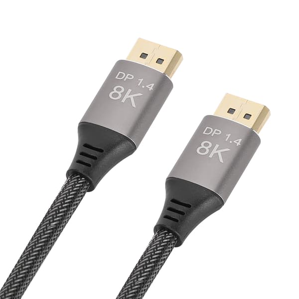 DP 1.4 Version Kabel 8K 4K 32,4 Gbps Båndbredde Datakabel til computerskærm 2m/6,56ft