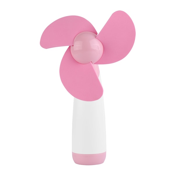 Portable Handheld Mini Cooling Cool Fan Two AA Batteries Operated for Home Office Travel Pink