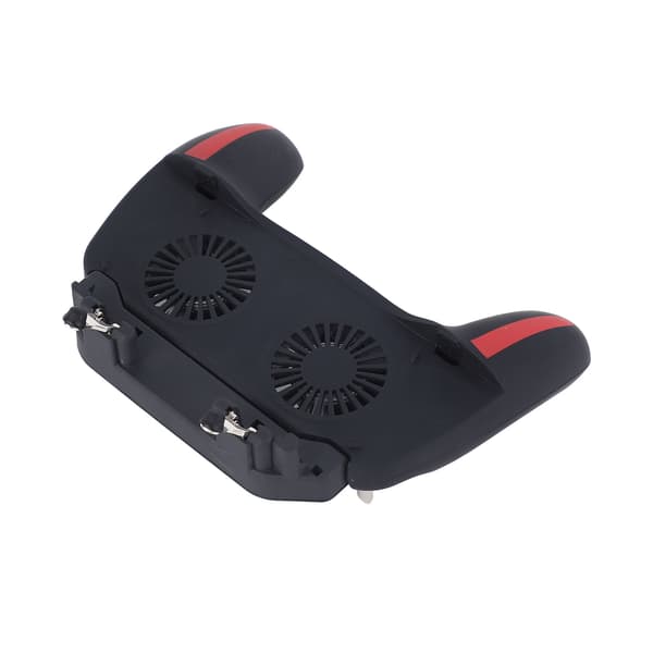 Mobil Spilcontroller med Køleblæser - Stille Drift, Spilgreb, Gamepad, Mobilcontroller Udløser til Telefon H10 Radiator Stik