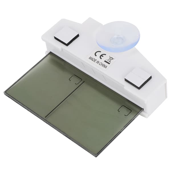 Termometer Elektronisk Hygrometer Sugtyp LED LCD-skärm för bil, akvarium, hem