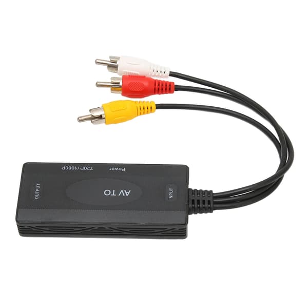 HD Video Converter Box RCA og AV og Composite til HD Multimedia Interface Video Lydkonverteringsadapter