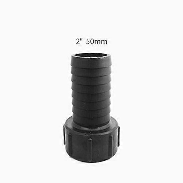 Tankslangeadapter Plast IBC Tank Adapter Haveslange Adapter Fittings Værktøj 60mm Gevind Import til 3/4\"(20mm) Tilslut Slange (Pakke med 1)