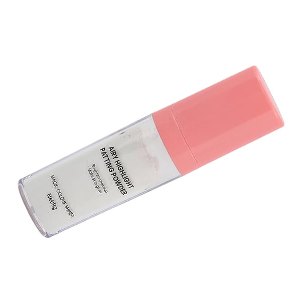 Luftigt Highlight Patting Powder Glødende Makeup Ansigts Pudder Blusher Highlighter til Hverdagsbrug