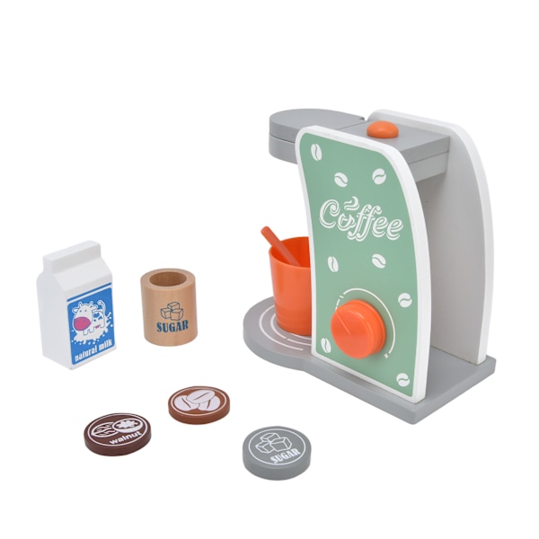 Kaffe Maskin Leke Tretre Mini Silmulation Late Som Kaffe Maskin Leke Playset for Barn Bursdag Gave