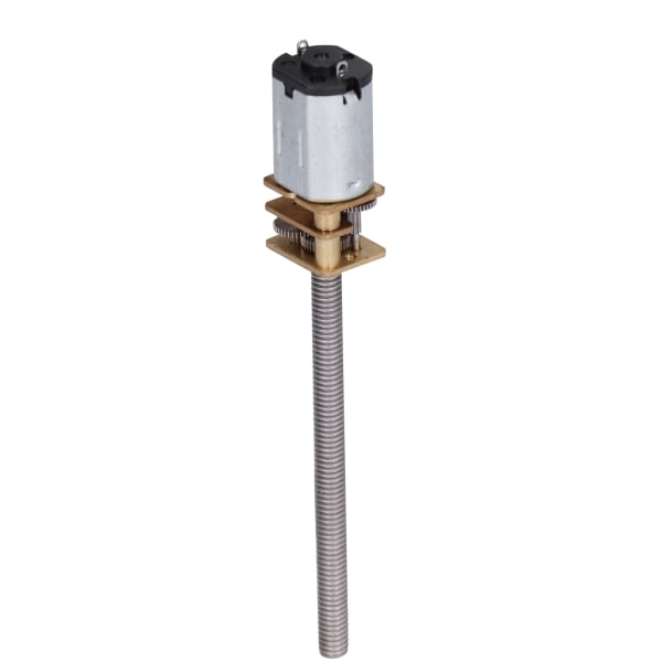 DC 6V Lineær girmotor blyskruve girkasse M4x55mm 90RPM for husholdningsapparater robot