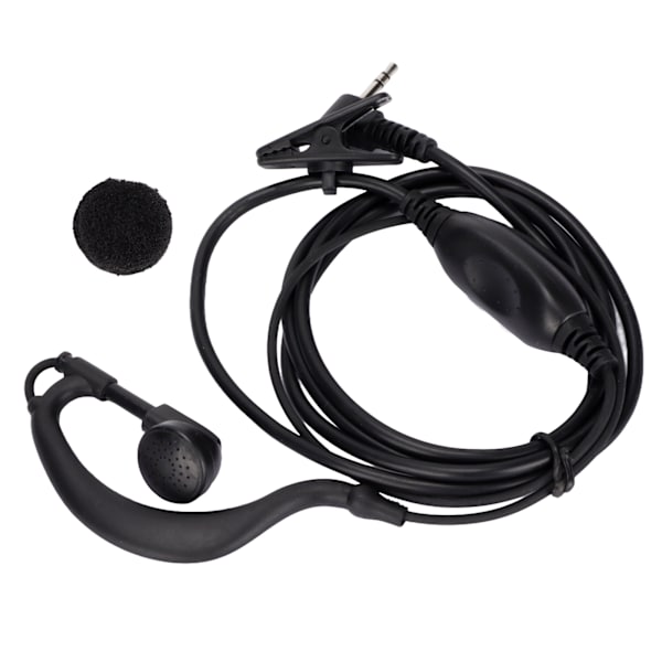 Multifunktionell 2,5 mm G-formad klämma tvåvägsradioheadset för Motorola