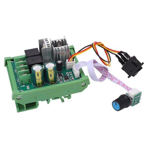 Tehokas moottorin ohjaimen säädinmoduuli PWM DC moottorin nopeudensäädin DIN-kiskoasennus DC12‑55V