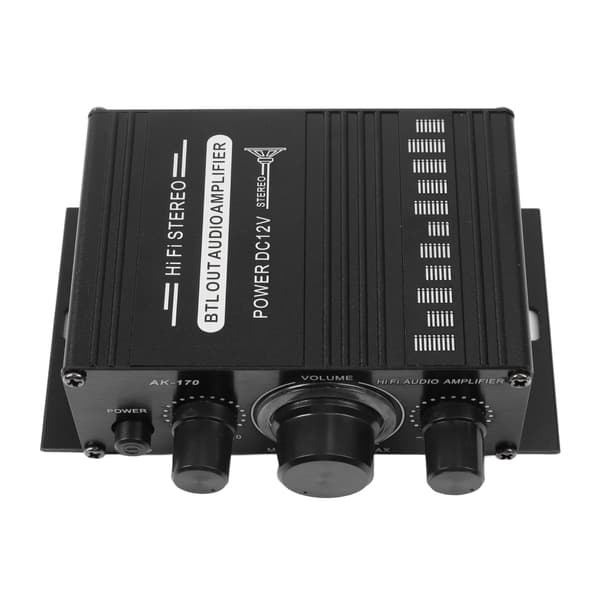 Bil Ljud Effektförstärkare Dubbel Kanal USB SD-kort AUX Bluetooth Stereo Mini Förstärkare 12V