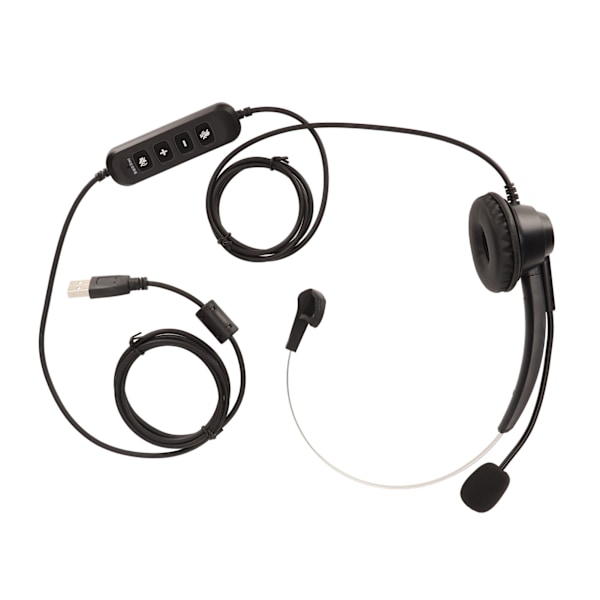 Affärsheadset ENC aktiv brusreducering enkel öra volymjusterbar mute-kontroll telefonheadset