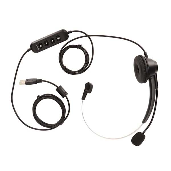 Business Headset ENC Aktiv støjreduktion Enkelt øre Volumen justerbar Mute kontrol Telefon Headset