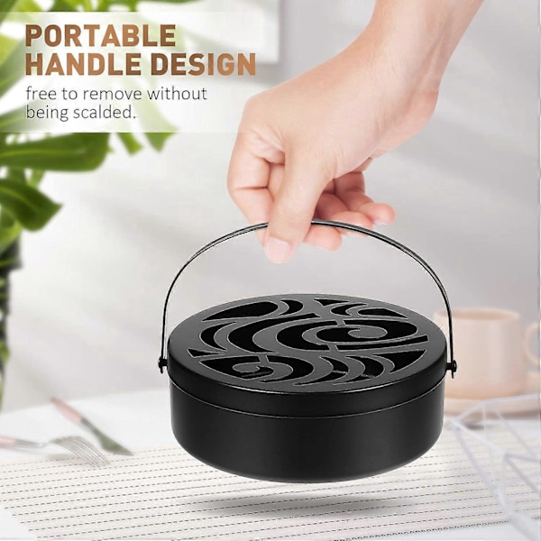 Myggspiralhållare, rökspiraler, hållare, B-stil