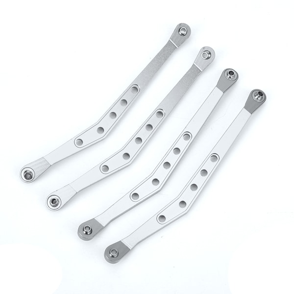 Övre länkarmar i aluminiumlegering, fjärrkontrollbilstillbehör för 1/10 Axial 90018 RC CrawlerSilver