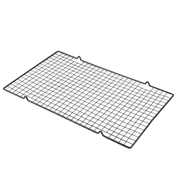 Rustfrit stålkøle- og bagegitter Non-stick madlavningsgrillbakke til kiks / kage / brød
