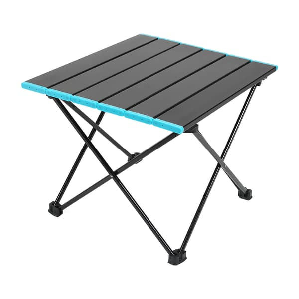 Fällbart campingbord i aluminiumlegering Lättviktigt bärbart hopfällbart utomhusbord med förvaringsväska för picknickgrill