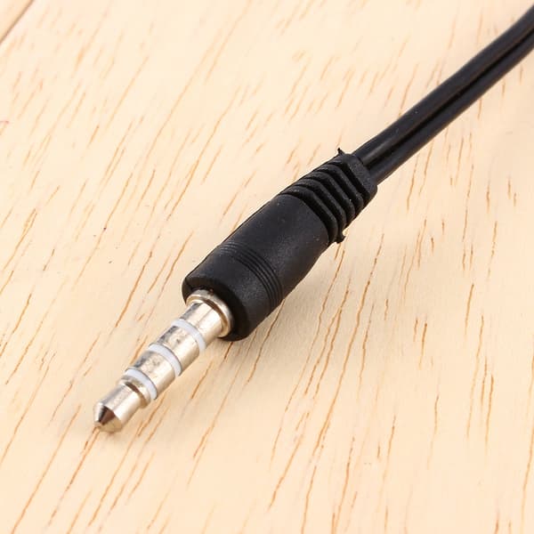 Kabel Audio Konverter Adapter Jack Stereo 3,5 mm Hovedtelefon Splitter