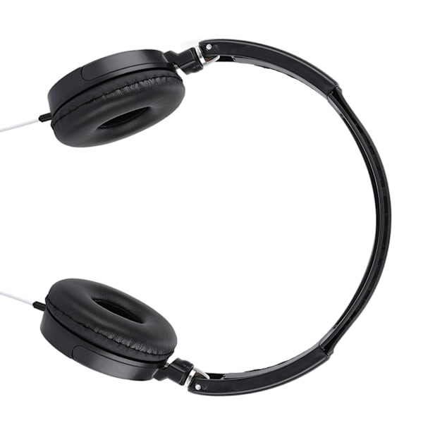 Foldbart kompakt kablet headset Stereo HiFi musik hovedtelefon