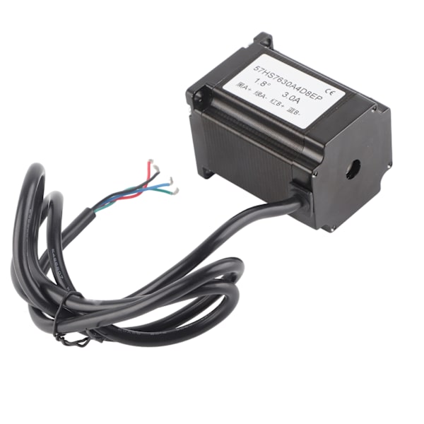 57 Stepmotor 4 ledning 1,8NM 1,8° Vinkel Støjsvag maskintransmissionsdele 24V 3A 72W57HS7630A4D8 Enkeltaksel