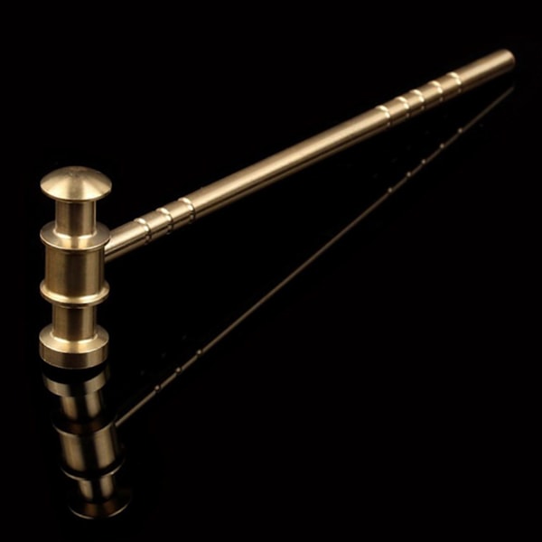 Högkvalitativ Mässing L150mm Solid Hammare DIY för Manuell Hammarklocka