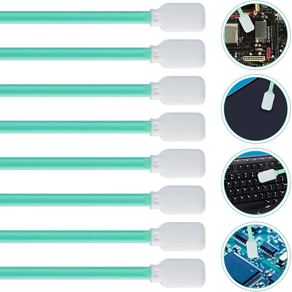 100-pak Elektroniske Rengøringsstifter til Kameraer, Tastaturer og Mere
