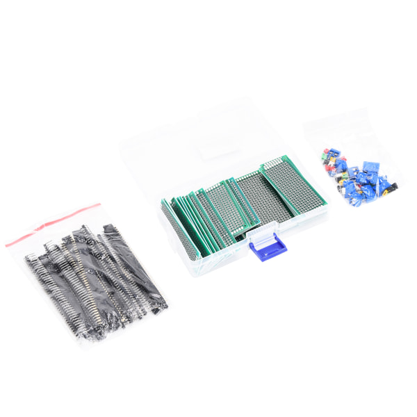 100 st Dubbelsidiga Kretskortssatser PCB Universal Tryckt Elektronisk Krets Prototyp Paneler