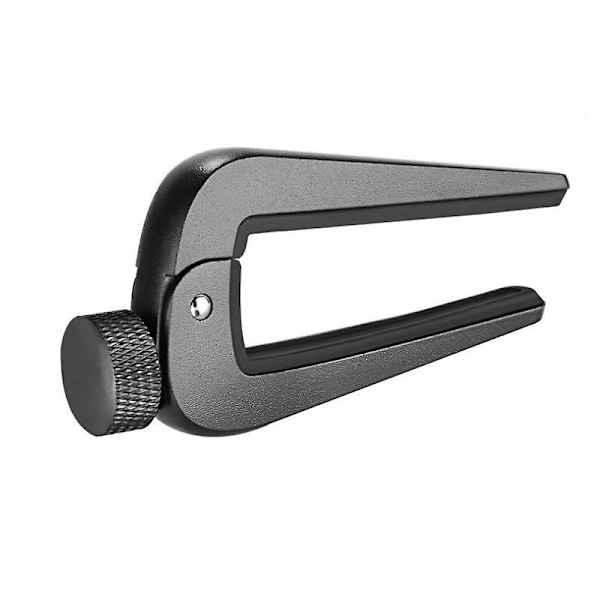 Justerbar spenningsgitarcapo for akustiske og elektriske gitarer - Pro Capo - Svart