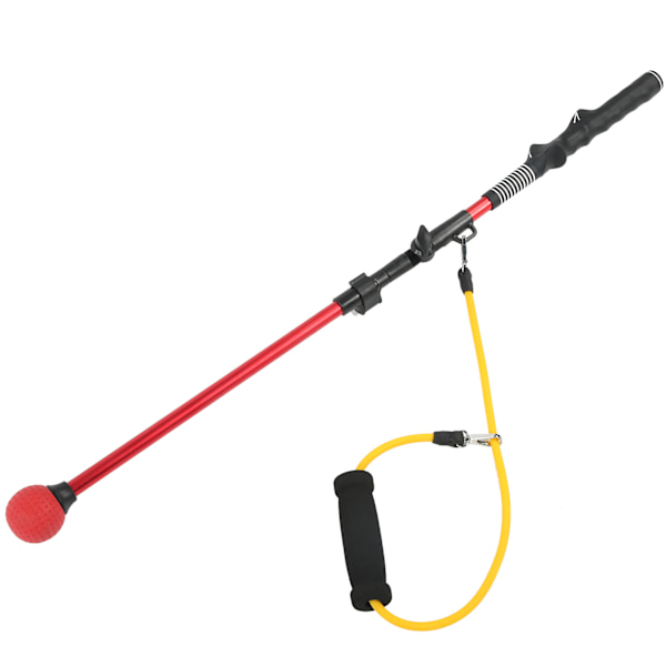 Golf Swing Trainer Posture Corrector Aluminium Träningsverktyg Utrustning Röd