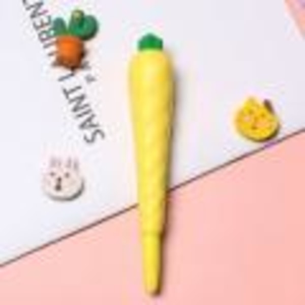 Søt Kawaii Gel-blekkpenn for stressavlastning og jevnere skriving - Perfekt feriegave og skolemateriell ananas Pineapple