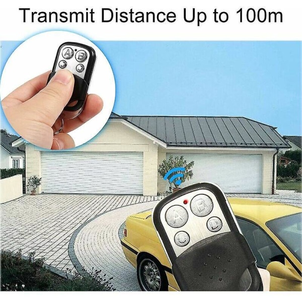 Trådlös fjärrkontroll för automatisk garageport - 4st