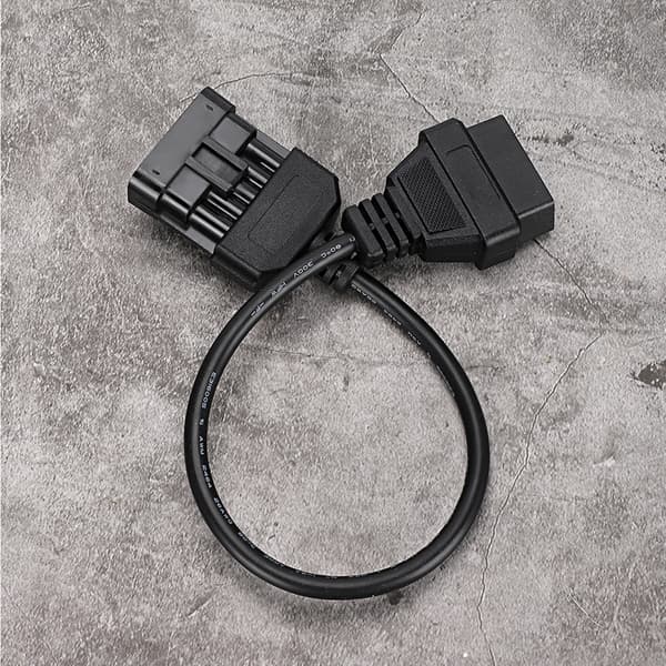 10-polet til 16-polet OBD2 Diagnostisk Kabel Adapter Stik Passer til Opel