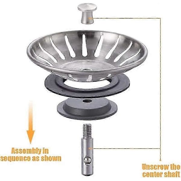 2 st Rostfria Diskhopproppar - Universal Diskbänksil (Diameter: 78mm), Diskbänksplugg med 18 Hål_SZXM