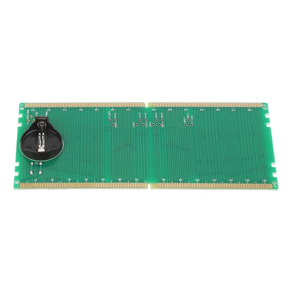 DDR5 RAM Hukommelsespladstesterkort med LED-lys Bærbart til PC Bundkort RAM Hukommelsesvedligeholdelse Grøn