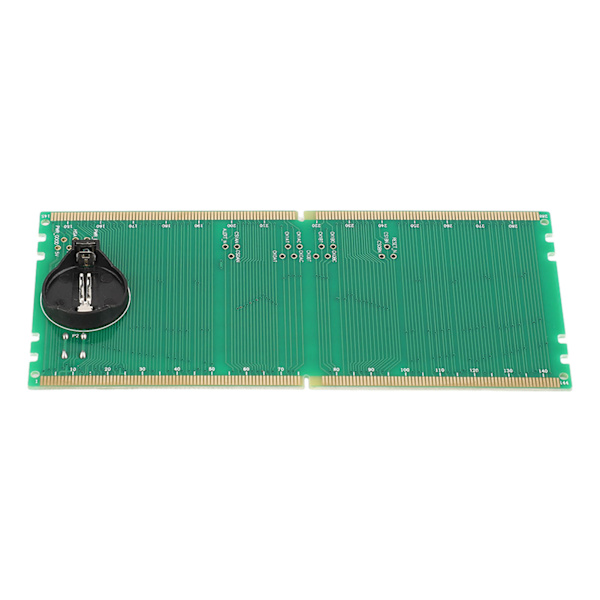 DDR5 RAM-hukommelsesspor-testkort med LED-lys, bærbar til PC-hovedkort RAM-hukommelsesvedligeholdelse, grøn