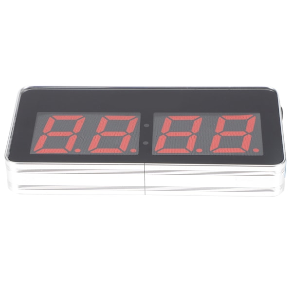 Modern USB-driven lysande LED-klocka för hem, vardagsrum, kök, kontor, DC5V EU-kontakt 110-220V