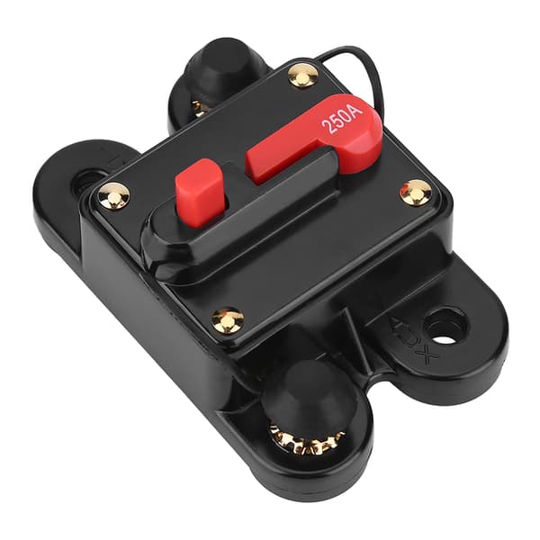 DC12V afbryder til bil, marinebåd, cykelstereo, lydnulstillingssikring 250A