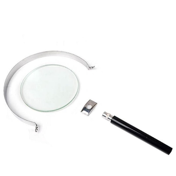 Stor Lins Handhållen Förstoringsglas Perfekt för Böcker och Läsning