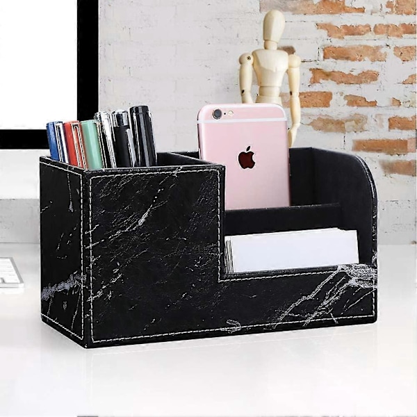 Pencilholder (Sort marmor)