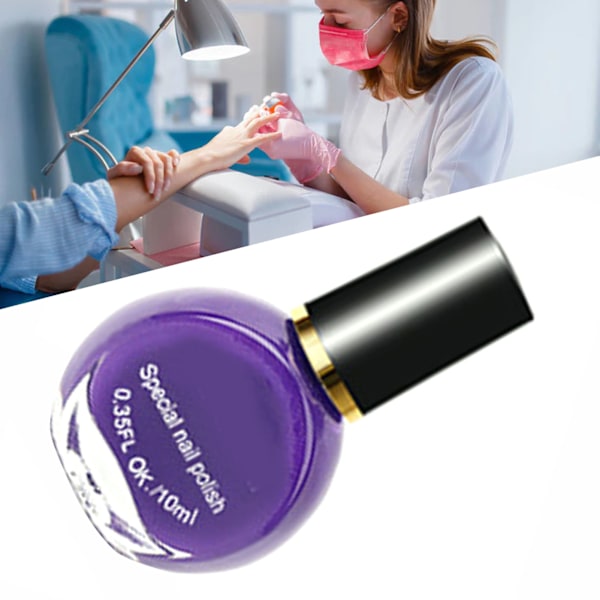 Neglelakk 10 ml mettet lys farge elegant stil rask tørking langvarig hurtig tørkende neglelakk E049-11