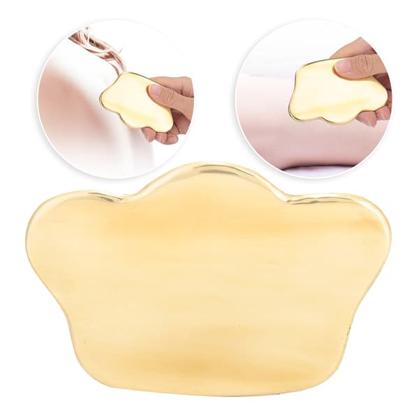 Ren koppar kropps-SPA massageverktyg Gua Sha-bräda akupunkturskrapa massager