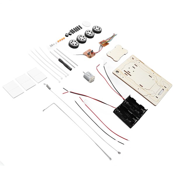 DIY Trådlös Fjärrkontroll Bil Trä RC Bil Modell Kit för Pojkar och Flickor Tonåringar och Vuxna