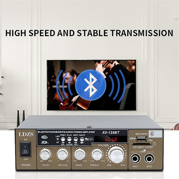 Autovahvistin Bluetooth-vahvistin Kaiutin Bluetooth-kaiutin