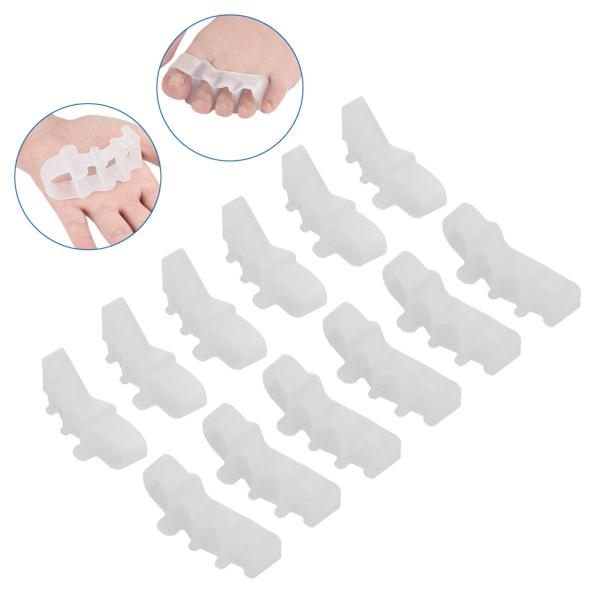 Knivkorrektor 4 hål Hallux Valgus Corrector hög elasticitet SEBS fottåspridare