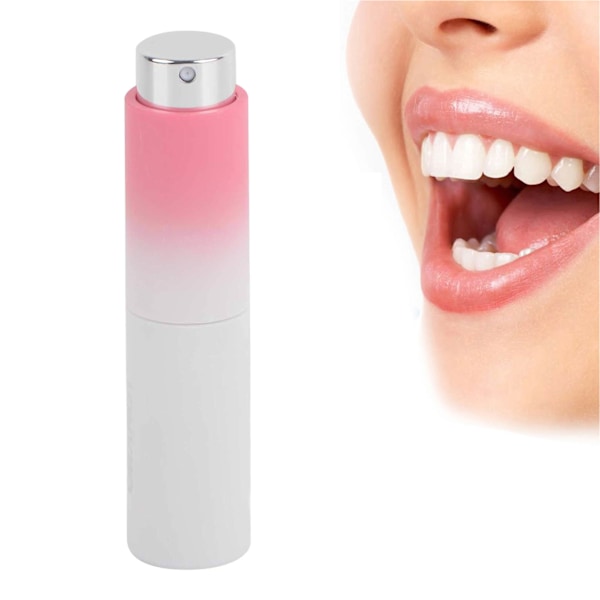 Växtextrakt smak Oral Spray Portable Breath Spray Breath Freshener för dålig andedräkt 8 ml vit persika