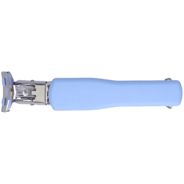 Hot Bowl Fad Grip Tang Skridsikret rustfrit stål AntiScalding Plade Clamp Holder (blå)