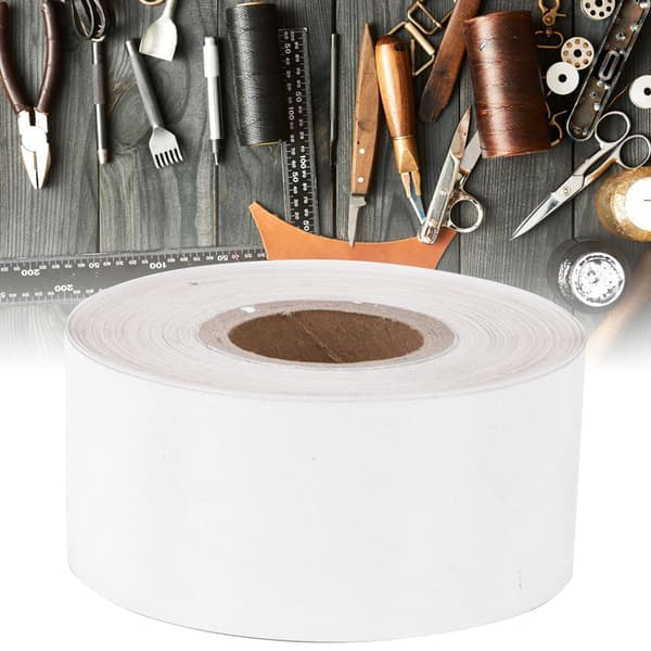Varmpräglingsfolie Papper Läder Tyg Förpackningslåda DIY Dekorationsaccessoarer 3 cm Bredd 120 Meter/Rulle Vit
