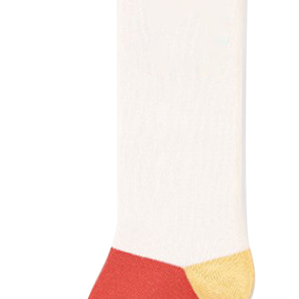 Spädbarnsstrumpor med tecknat björnmönster, bra andningsförmåga, unisex strumpor till baby i mitten av vaden för höst och vår S