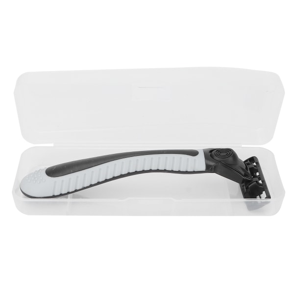 Manual Razor Travel Case Portable Transparent Pustende barberhåndtak Oppbevaringsbeskyttelsesboks