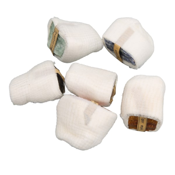 6 stk Chakra Stones Fargerike Portable Søt Health Care Healing Chakra Energy Stones
