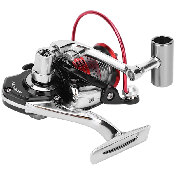 AL Metal Spinning Reel 13+1BB 5.0:1 Vaihdesuhde Taitettava Vapatuki Kalastuspyörän Lisävaruste (AL1000)