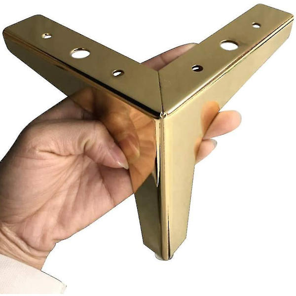 Heavy Duty Golden 10cm Trekant Sofa Ben Møbler Erstatning